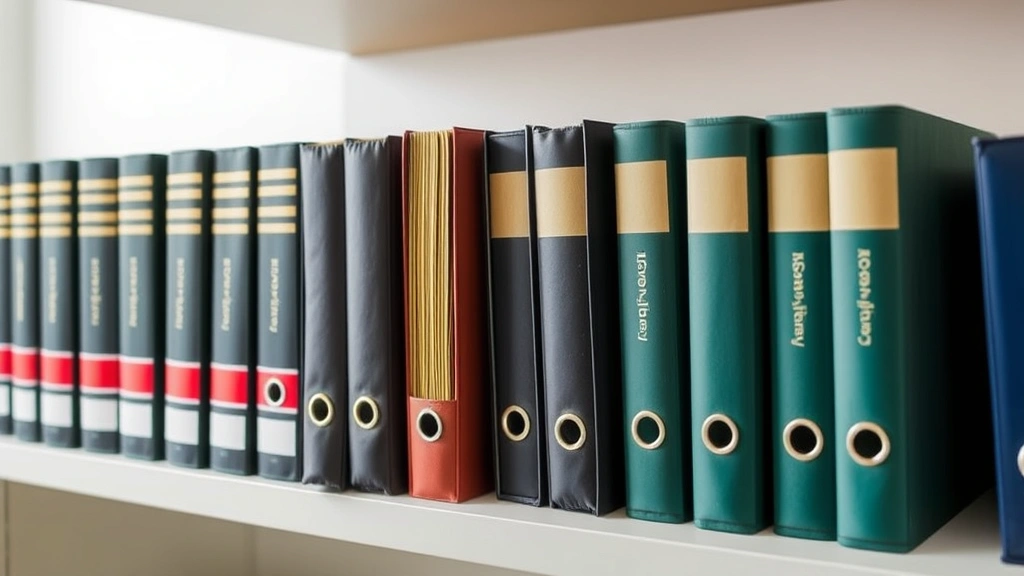 colorado estate tax - 
Organized file folders and legal documents neatly arranged on shelf in law offi