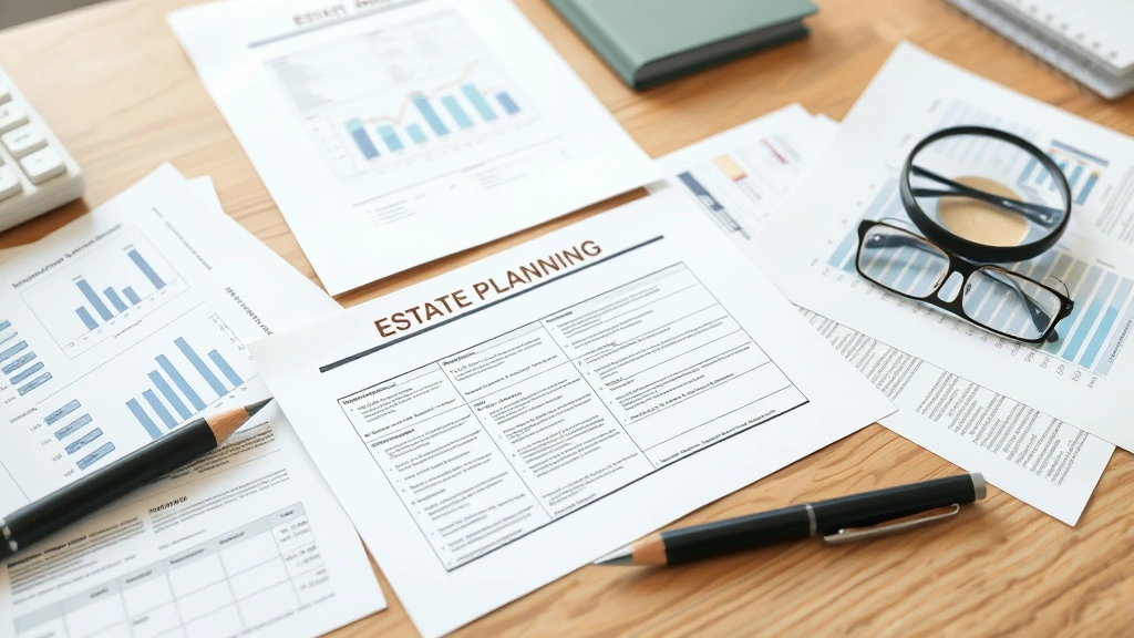 colorado estate tax - 
estate planning paperwork spread across desk
