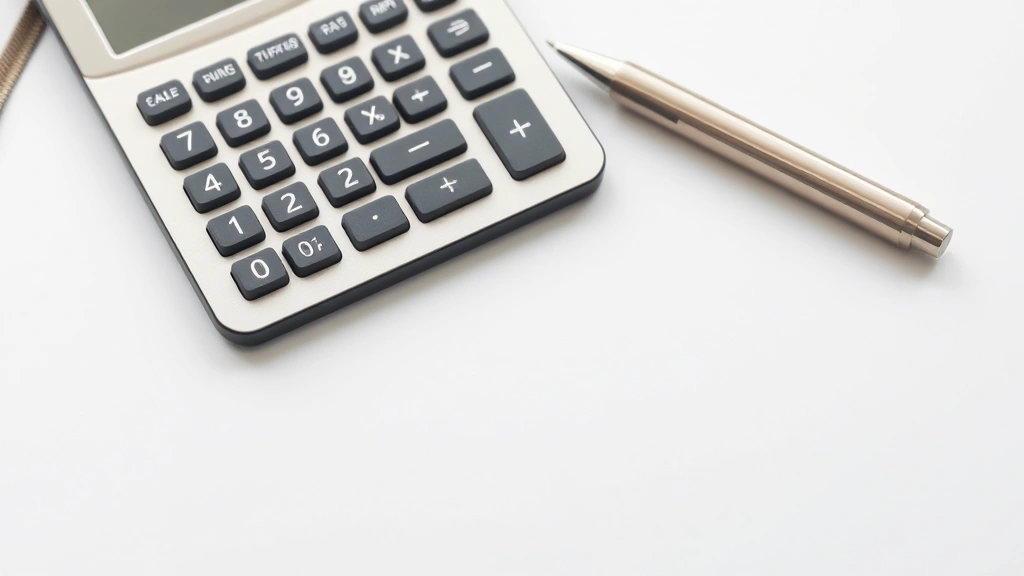 communication service tax - 
calculator and pen
