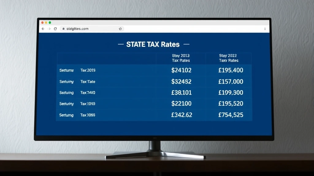 communication service tax - 
comparing state tax rates on computer screen
