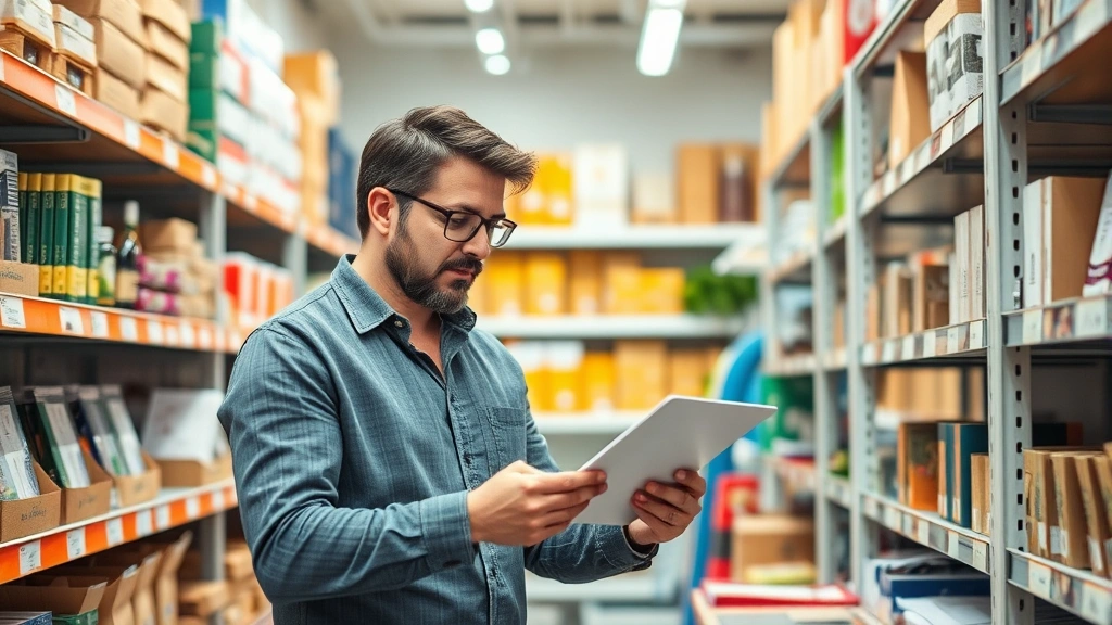 concord ca sales tax - 
Business owner calculating inventory costs and tax obligations in a small retai