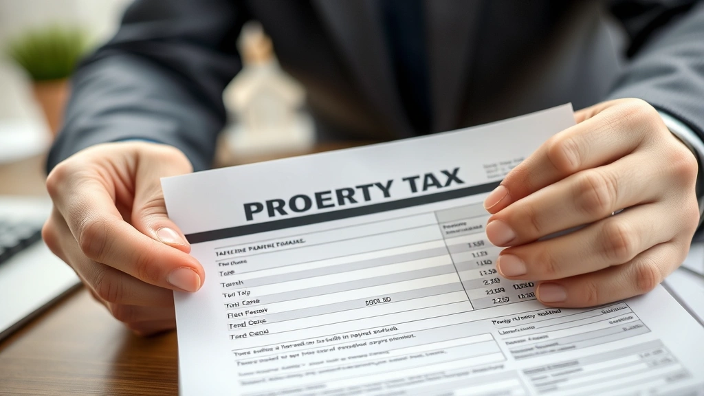 contra contra county tax collector - 
Close-up of hands holding a property tax bill with payment deadline highlighted