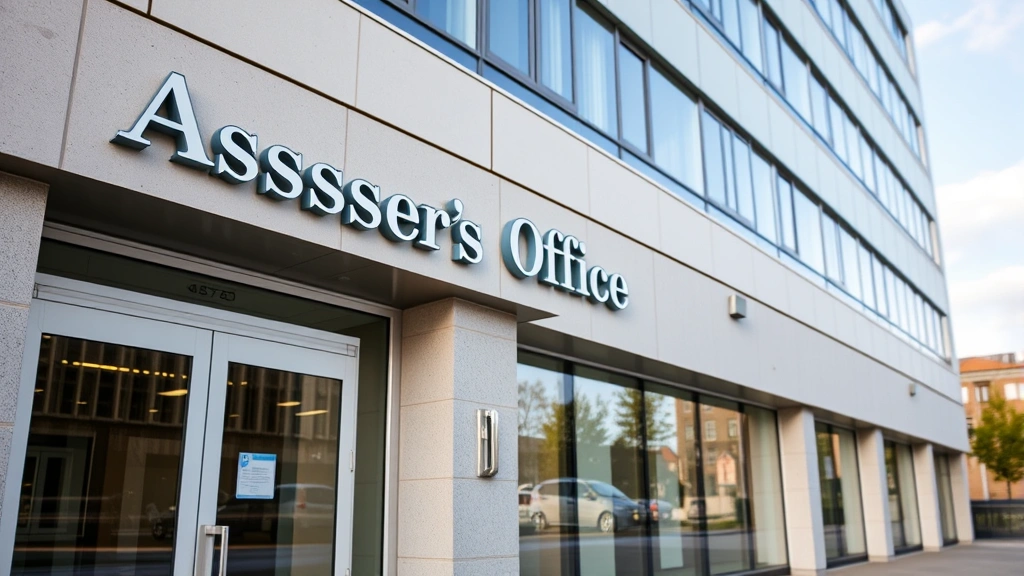 contra costa property tax lookup - 
Modern government office building exterior with ‘Assessor’s Office&