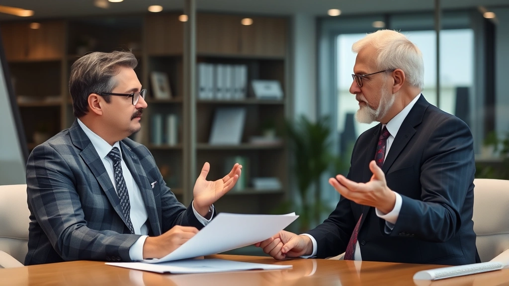 corporate tax planning - 
CPA or tax advisor in business suit explaining tax strategy to small business o