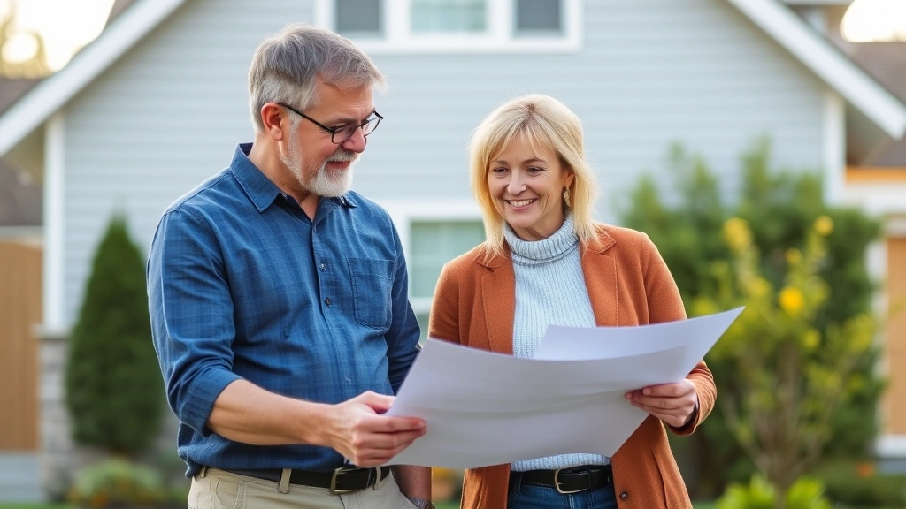 county of ventura property tax - 
Mature homeowner couple reviewing home improvement plans and considering proper