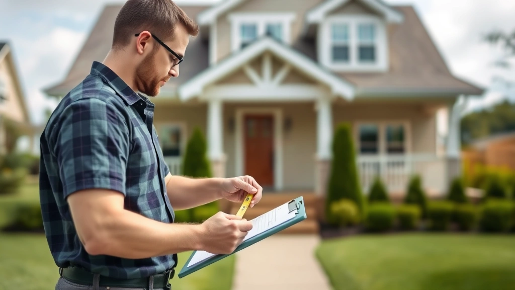 cumberland county nc property tax -
Real estate appraiser measuring home exterior with measuring tape and clipboard