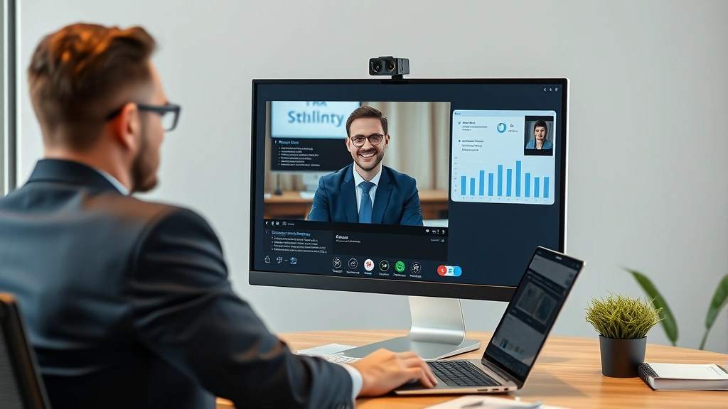 cyprus income tax rates 2025 - 
Business professional in video call meeting, discussing tax strategy with clien