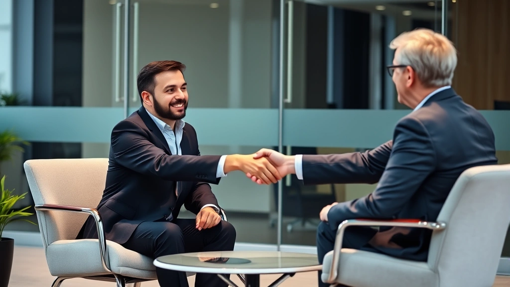 defense tax partners - 
Business owner in suit sitting in consultation meeting with tax professional, h