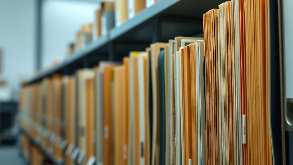 delaware corporate franchise tax - 
organized filing system in background
