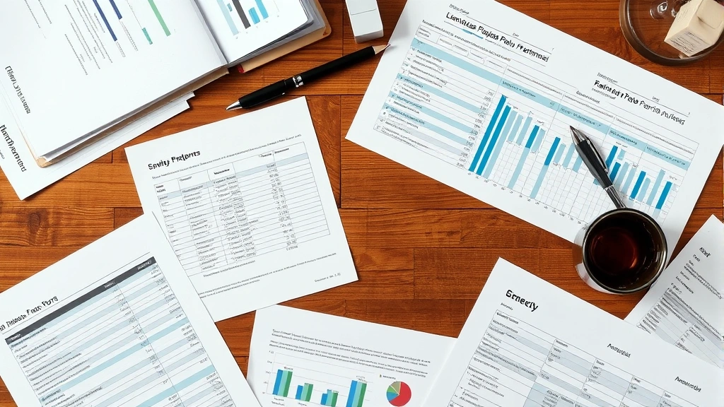 denver co sales tax rate - 
Overhead view of financial documents, spreadsheets, and tax forms organized on 