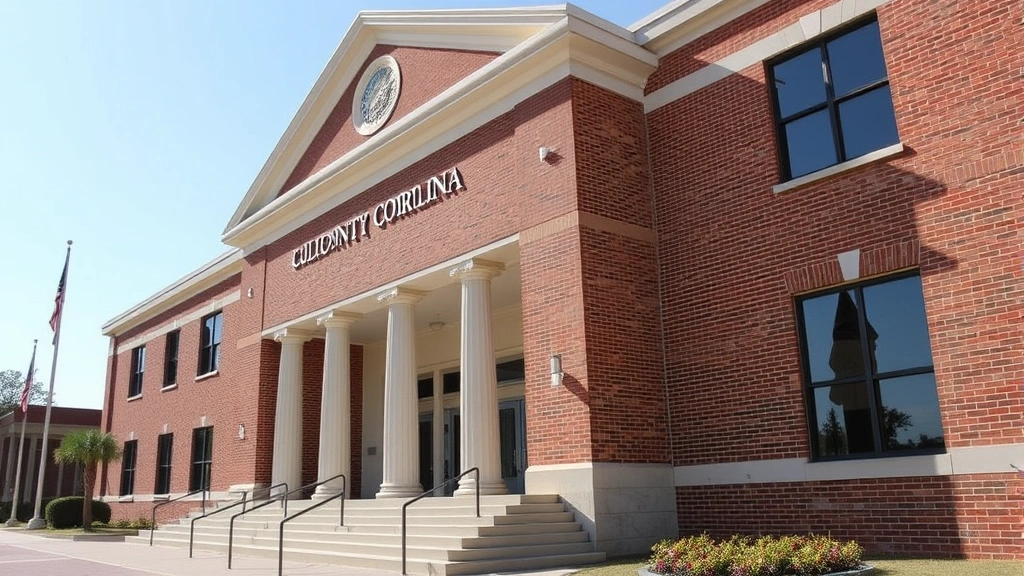 dillon county taxes - 
Dillon County South Carolina courthouse or government building exterior, profes