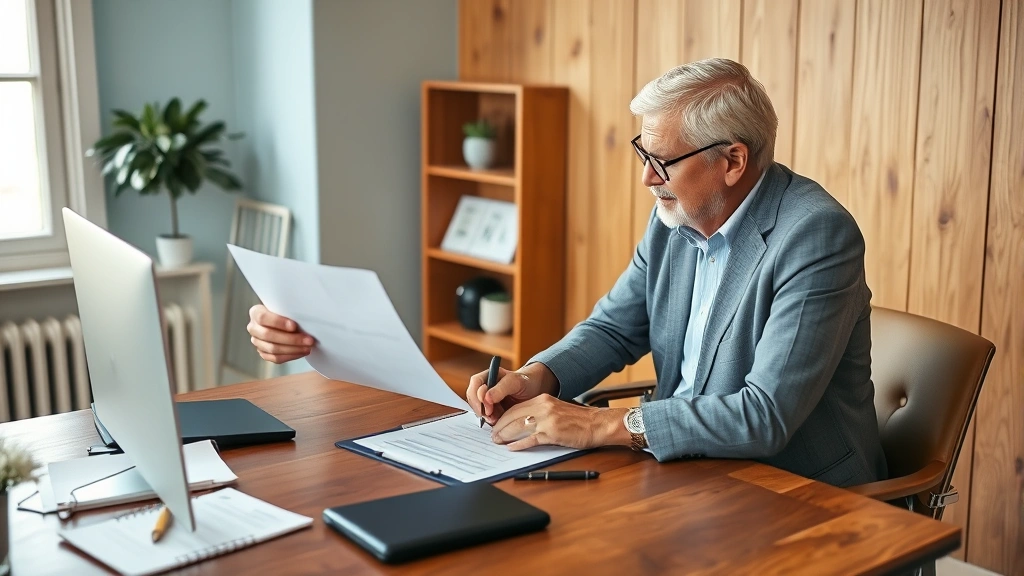 do you have to pay income tax after age 80 -
Tax professional or CPA explaining documents to older client at wooden desk