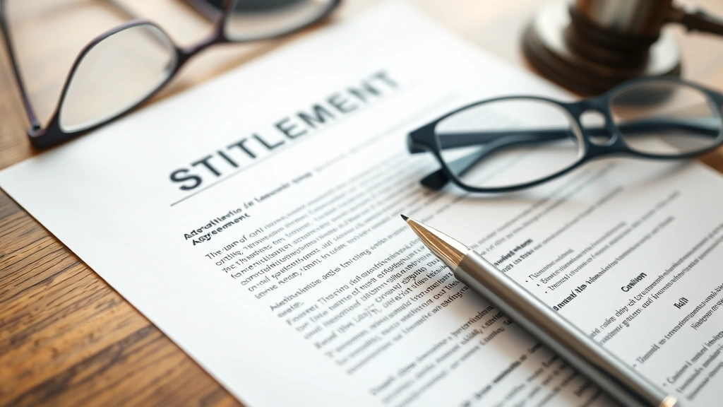 do you have to pay taxes on a lawsuit settlement - 
Close-up of legal settlement agreement paperwork with pen and glasses on wooden