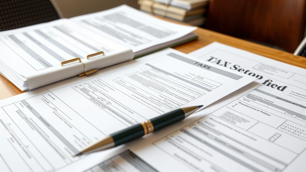 do you pay taxes on disability - 
and tax records on office table
