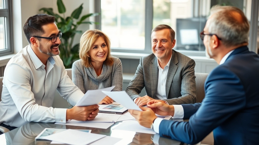 do you pay taxes on lawsuit settlements -
Diverse financial advisor explaining tax implications to middle-aged couple dur