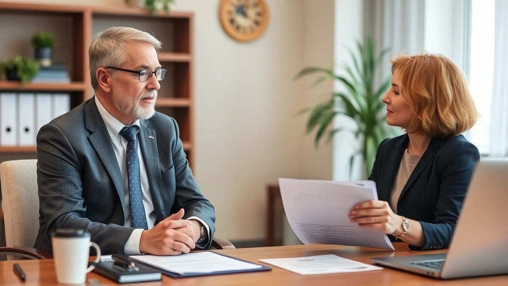 do you pay taxes on social security disability - 
Mature adult meeting with a financial advisor in a professional office, discuss