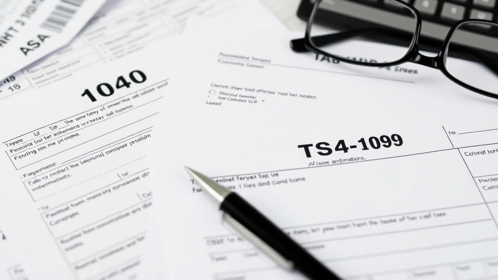 do you pay taxes on social security disability - 
Detailed view of tax forms including 1040 and SSA-1099 arranged on a desk with 