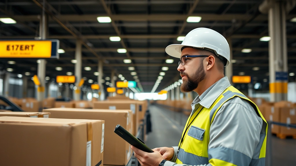 does aliexpress tell you how much tax - 
Professional customs officer or logistics worker inspecting packages at border 