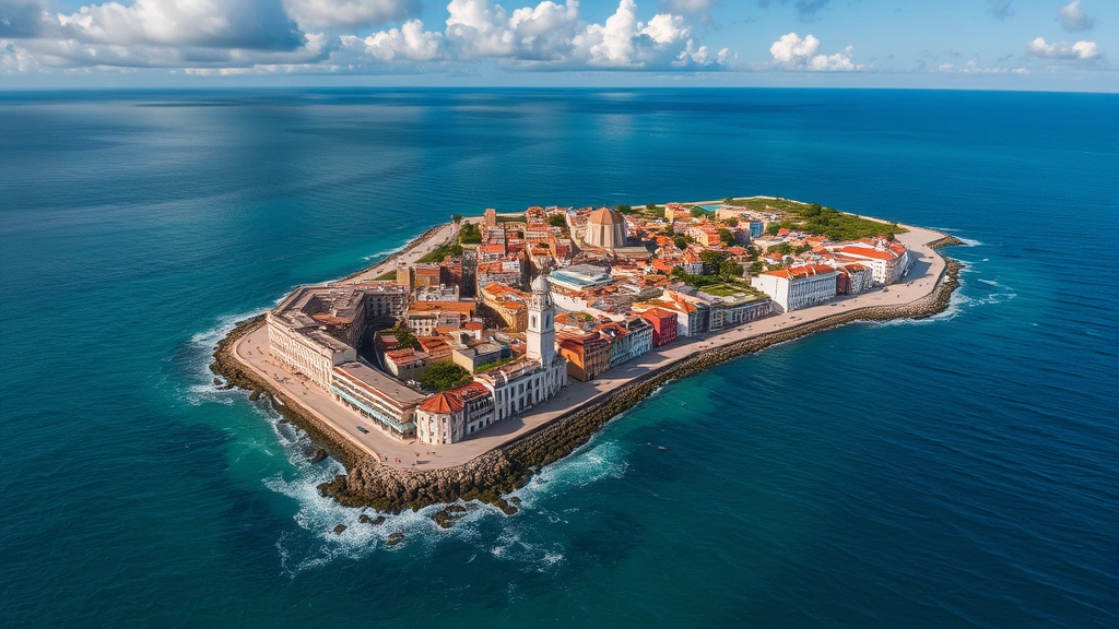 does puerto rico pay taxes in the united states - 
Aerial view of San Juan, Puerto Rico coastline with colorful colonial buildings