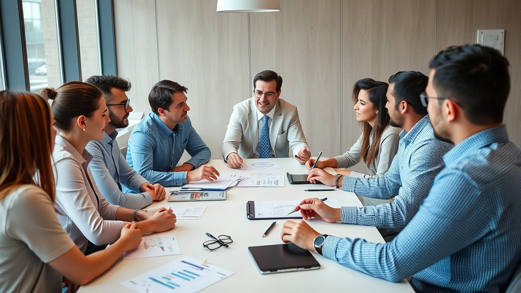 donor advised fund tax deduction - 
Diverse group of professionals in business casual attire discussing tax strateg