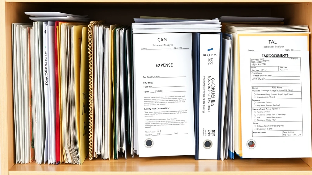 doordash tax forms - 
Organized filing system with tax documents, receipts, and folders labeled by ex