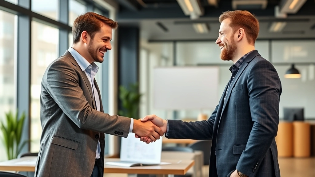 doordash tax forms - 
Handshake between tax professional and gig economy worker in modern office sett