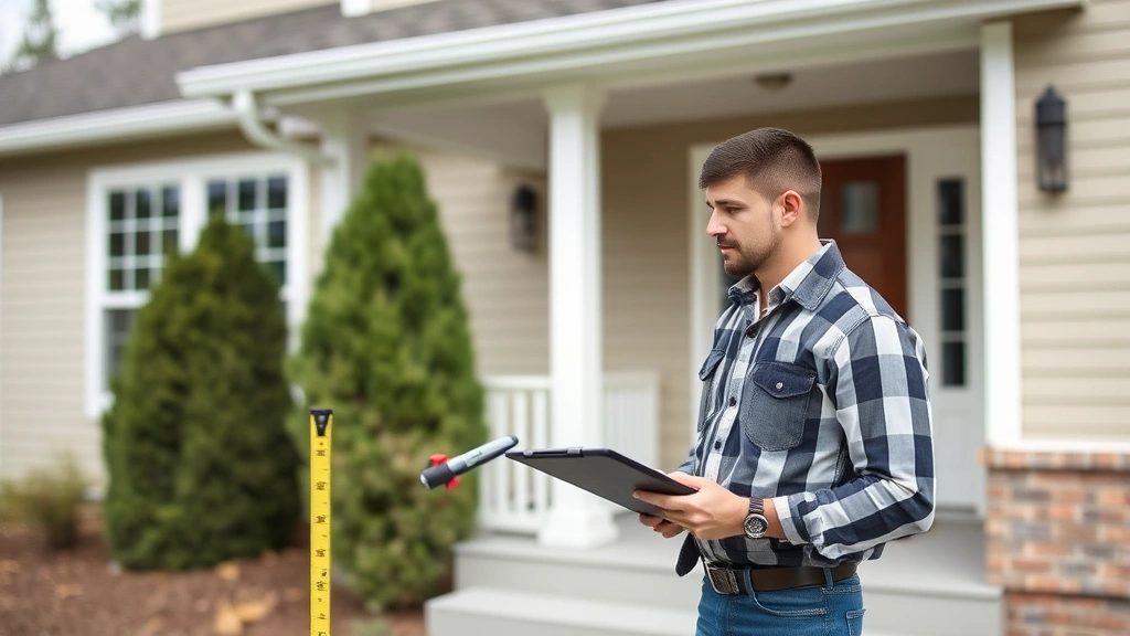 fayette county property tax - 
Real estate appraiser measuring home exterior with digital tools and clipboard 