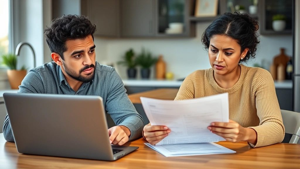 fayette county tax records - 
Diverse couple reviewing home assessment paperwork together at kitchen table wi