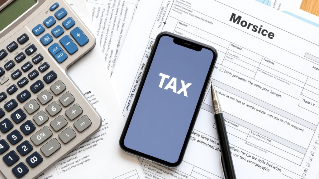 fox tax -
Flat lay of tax documents, calculator, pen, and smartphone showing tax filing a