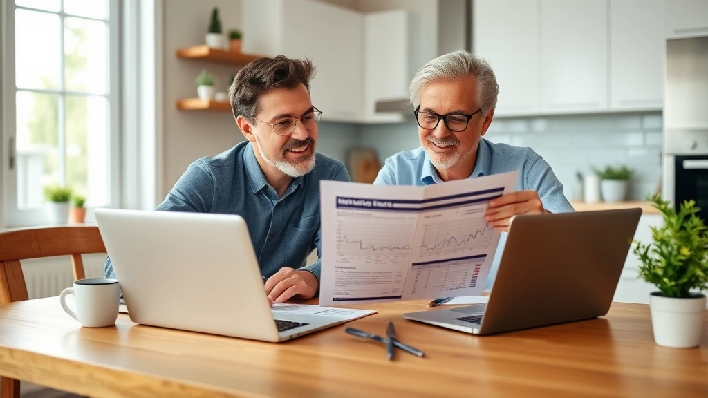 franklin county real estate taxes - 
Diverse couple reviewing home valuation report and comparable sales analysis at