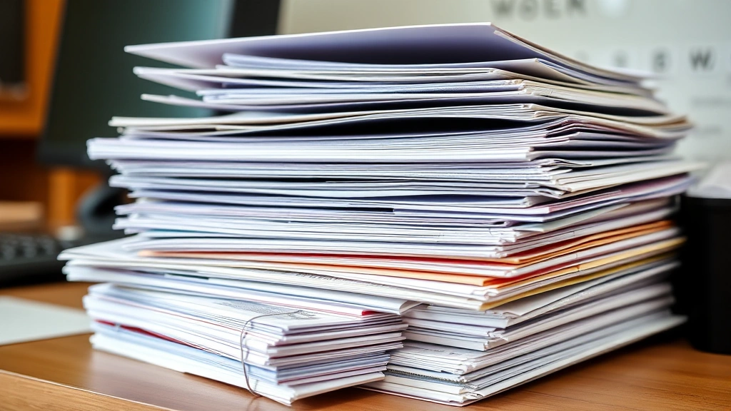 french weath tax - 
Organized file folders and documents related to property ownership, valuations,