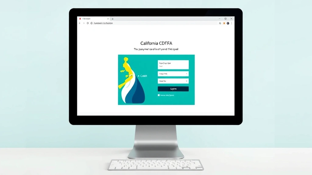 garden grove sales tax -
Modern computer screen displaying California CDTFA online tax payment portal lo