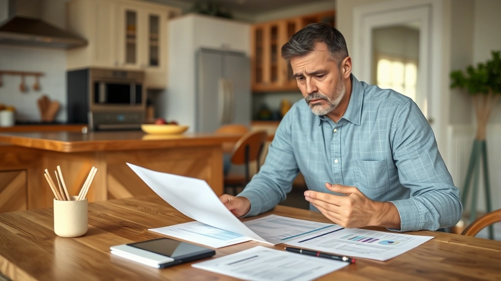 gaston county tax office gastonia north carolina - 
Homeowner examining property assessment notice with concerned expression at kit
