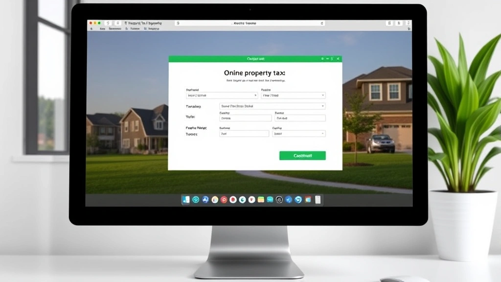 georgetown county tax -
Modern computer screen displaying online property tax payment portal with compl