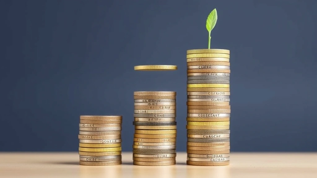 georgia 529 tax deduction - 
Stacked coins growing progressively taller representing compound growth in a 52