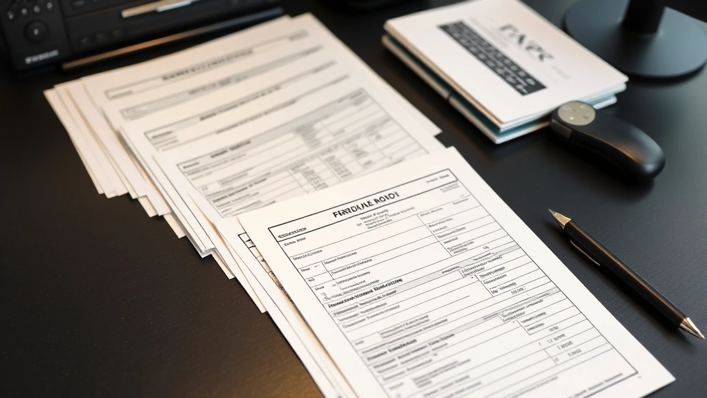 georgia car sales tax - 
Georgia state tax forms and vehicle registration paperwork organized on profess