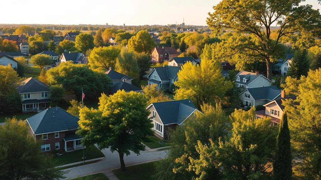 hennepin county tax -
Hennepin County residential neighborhood with diverse homes and mature trees, a