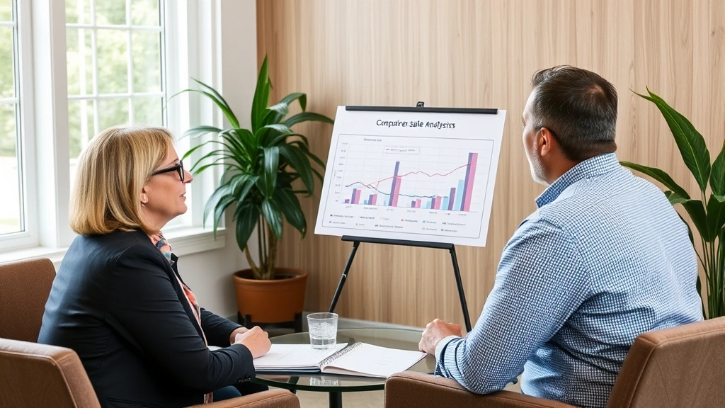 henrico property tax - 
Real estate professional presenting comparable sales analysis chart to property