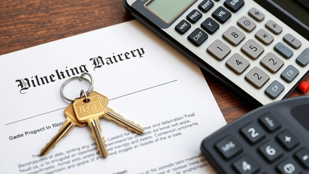 inheritance tax georgia - 
Real estate property deed and keys on desk with calculator, representing Georgi