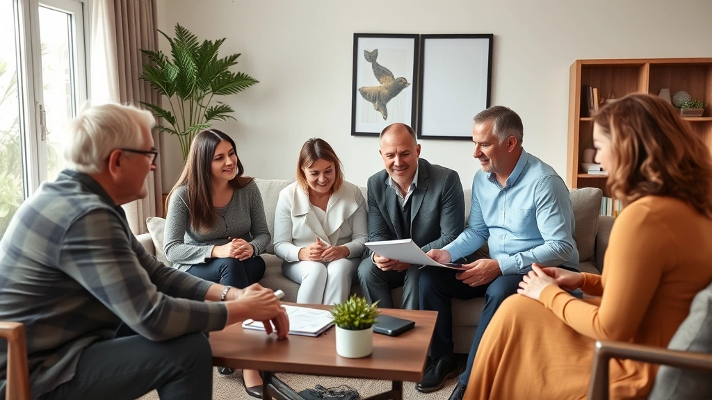 inheritance tax illinois - 
Diverse family having serious discussion about inheritance and financial planni