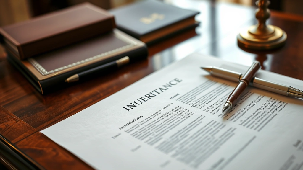 inheritance tax in california - 
Close-up of inheritance documents, will, and pen on mahogany table with soft of