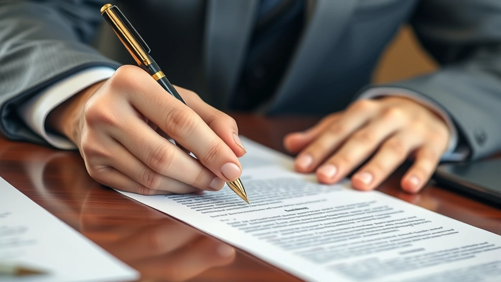 inheritance tax ohio -
Close-up of hands signing legal inheritance or will documents with reading glas