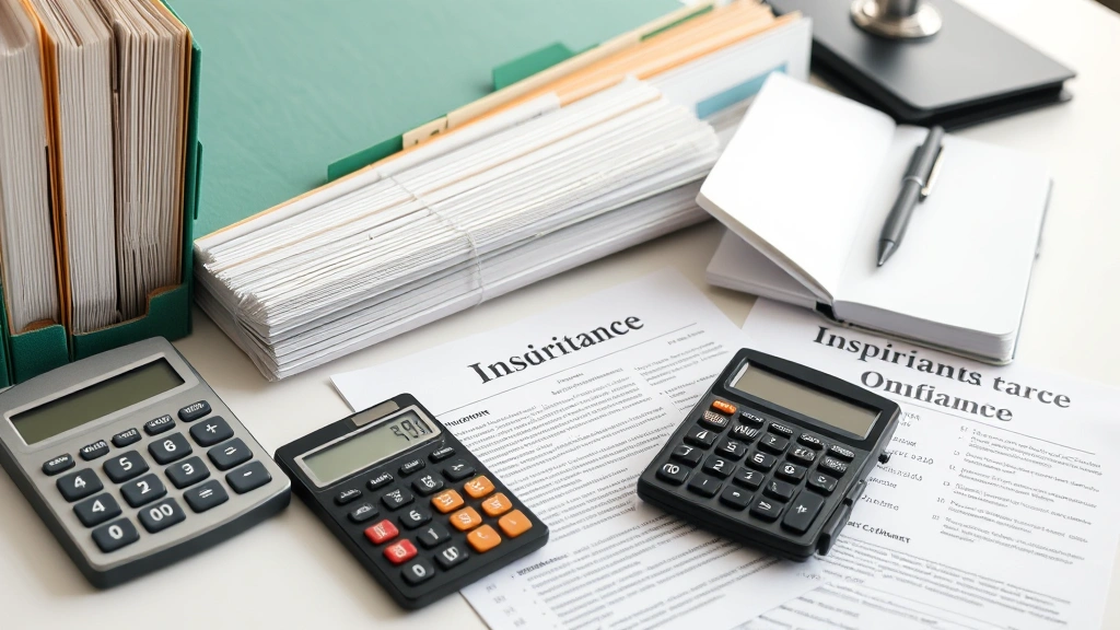 inheritance tax ohio -
Organized file folders and inheritance documents neatly arranged on desk with c