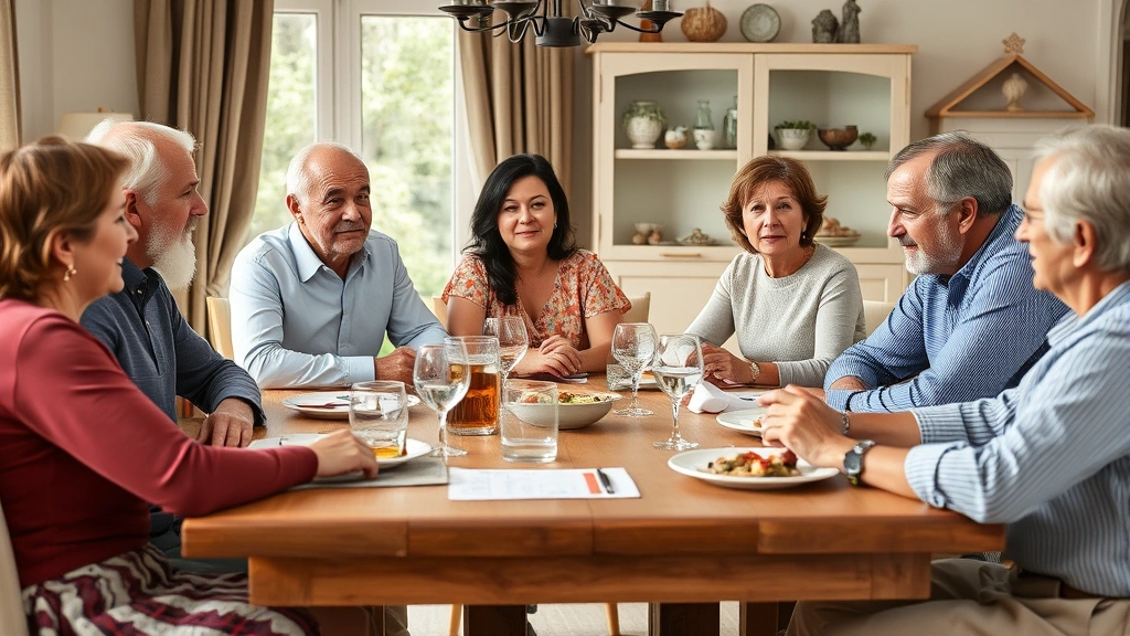 inheritance tax texas - 
Diverse family members sitting around dining table having serious discussion ab