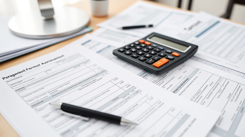 inheritance tax washington - 
Financial documents and tax forms spread on desk with calculator and pen, organ