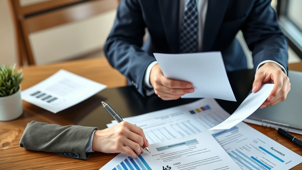 internal revenue service tax practitioner hotline - 
Business professional reviewing financial documents and tax paperwork
