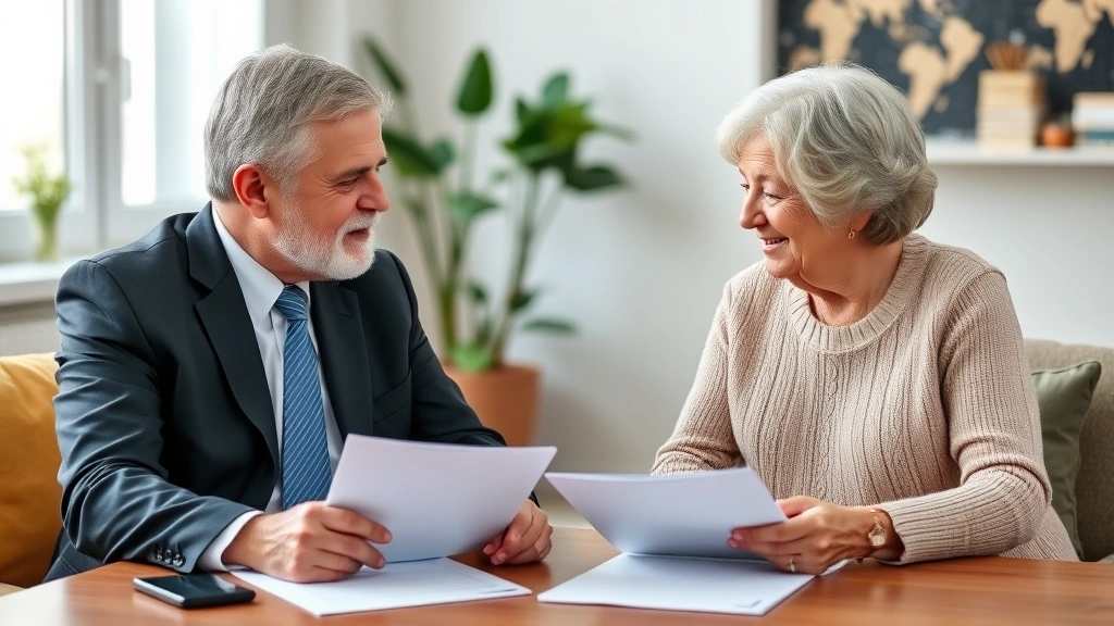 is assisted living tax deductible - 
Elderly couple meeting with estate planning attorney
