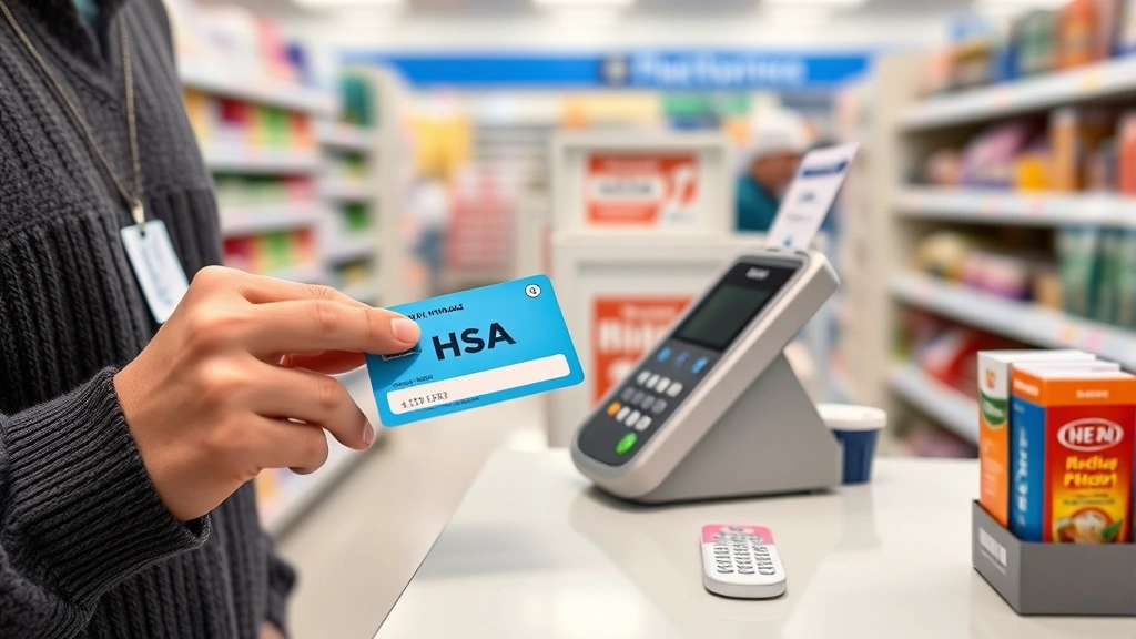 is medical insurance pre tax - 
Person using HSA debit card at pharmacy counter, representing tax-advantaged he