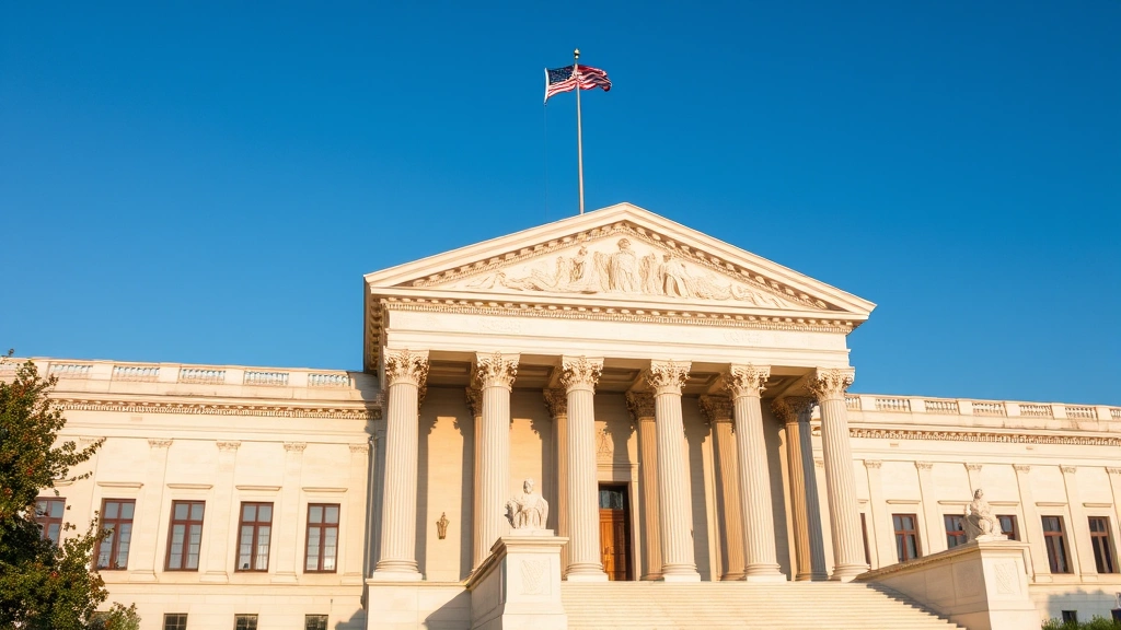 is tax evasion a felony - 
Federal courthouse building exterior, classical architecture, representing crim