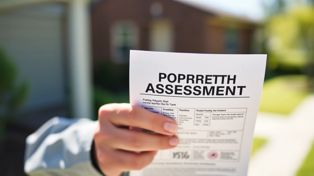 jefferson county alabama tax map - 
holding printed property assessment notice
